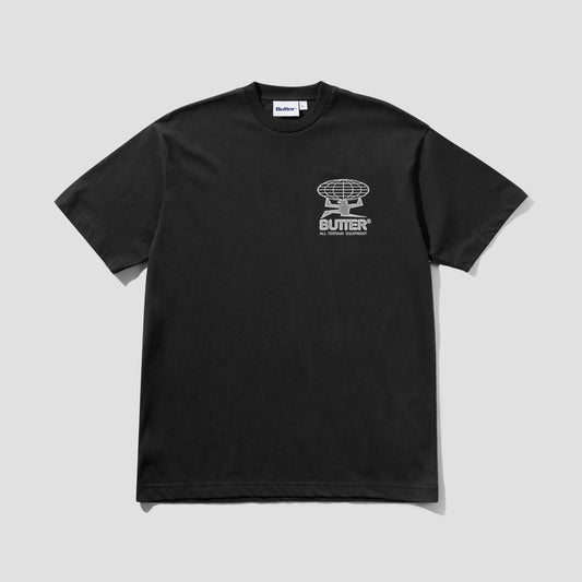 Butter Goods Terrain T-Shirt Washed Black