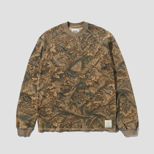 Butter Goods Waffle Thermal Longsleeve Forest Camo