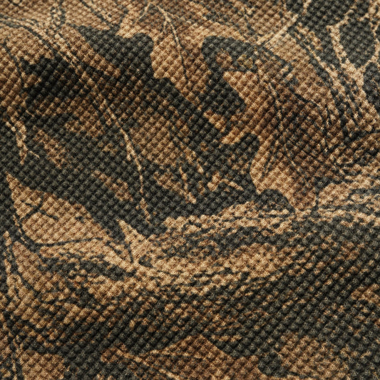 Butter Goods Waffle Thermal Longsleeve Forest Camo