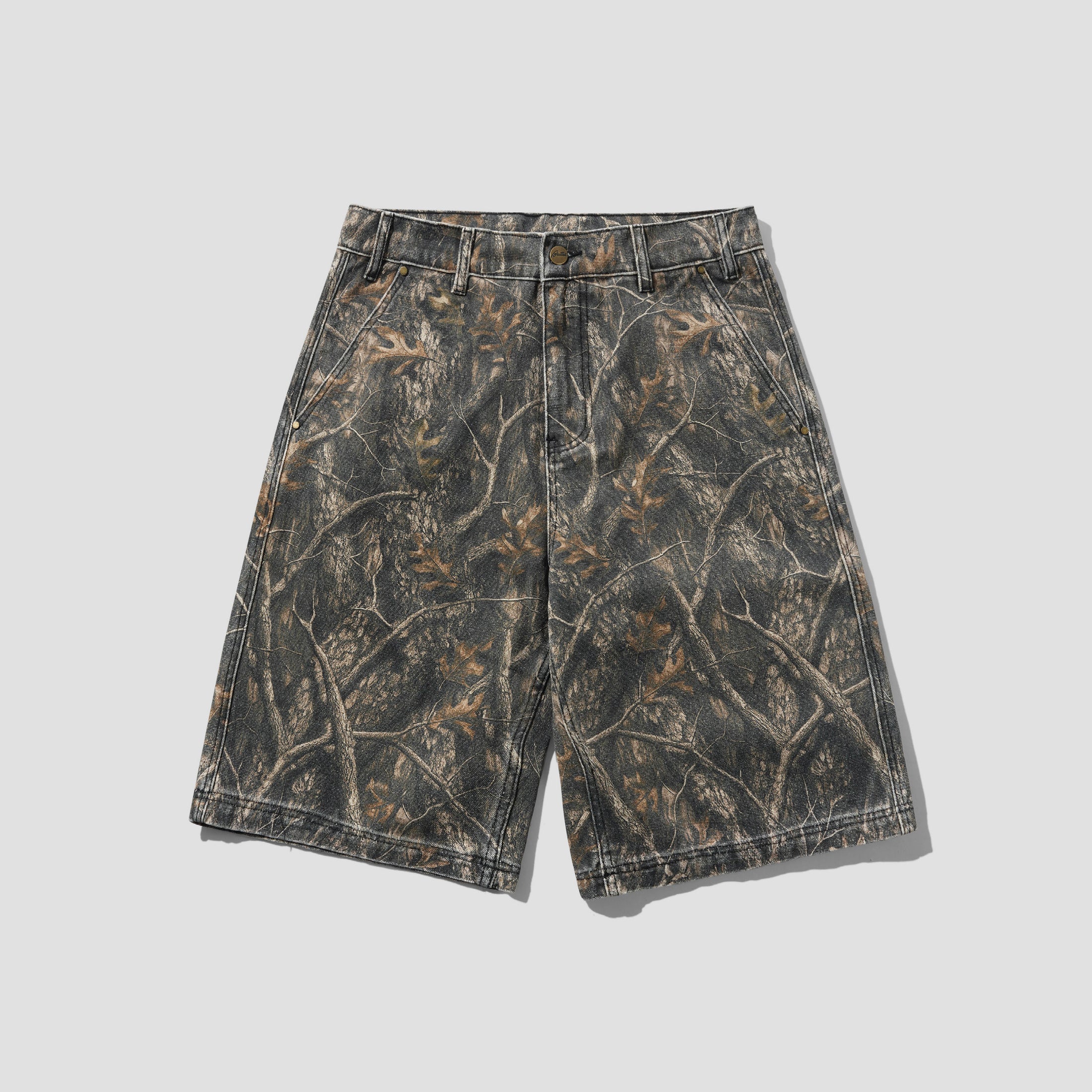 Butter Goods Work Shorts Forest Camo