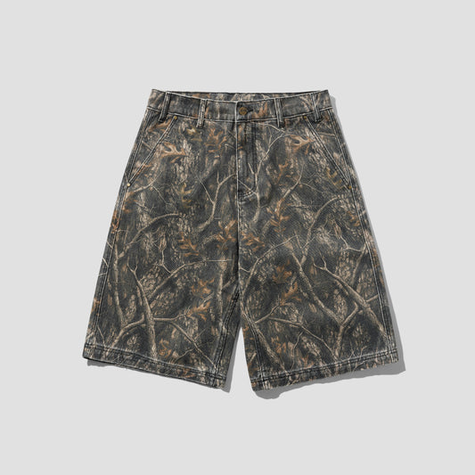 Butter Goods Work Shorts Forest Camo
