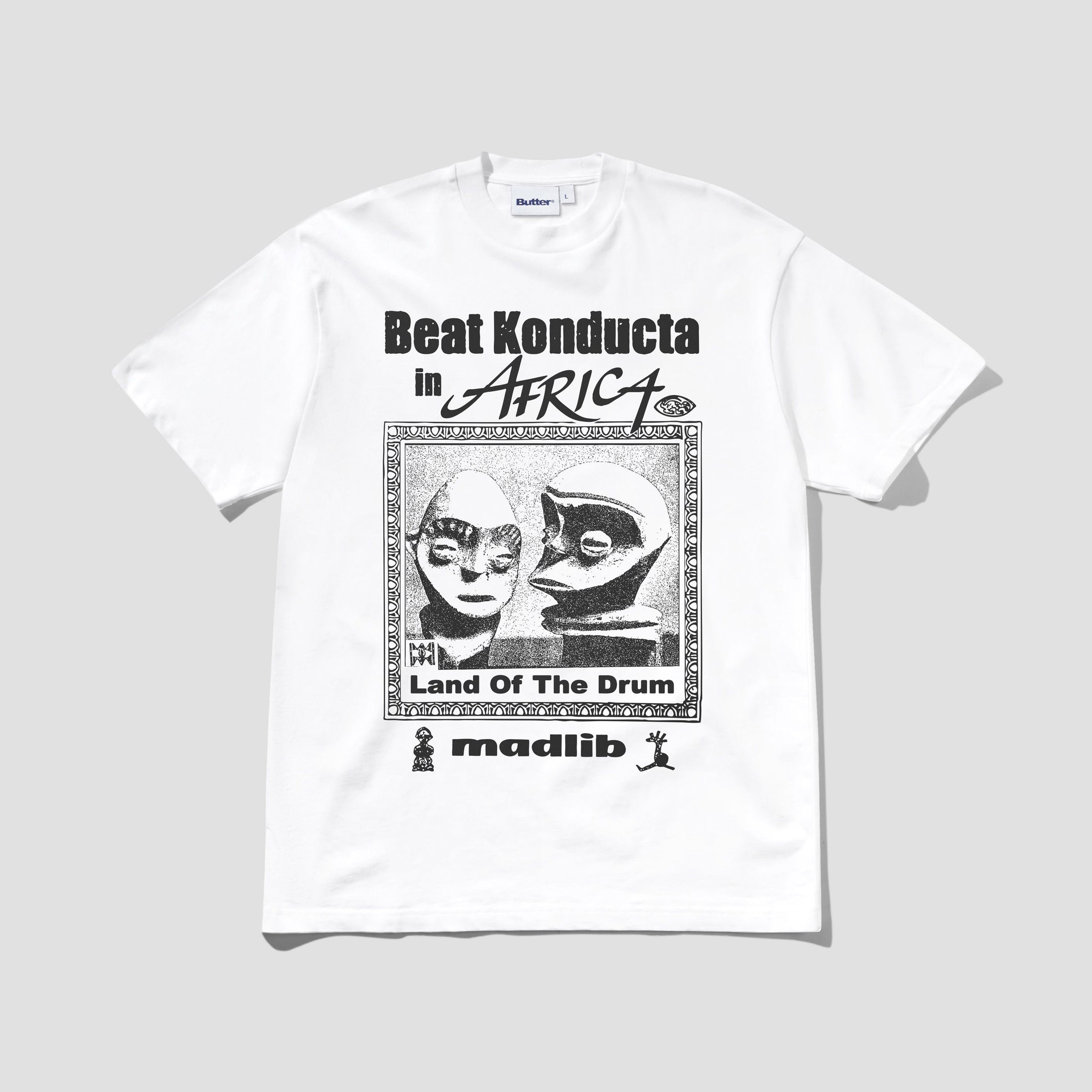 Butter Goods X Madlib Africa T-Shirt White