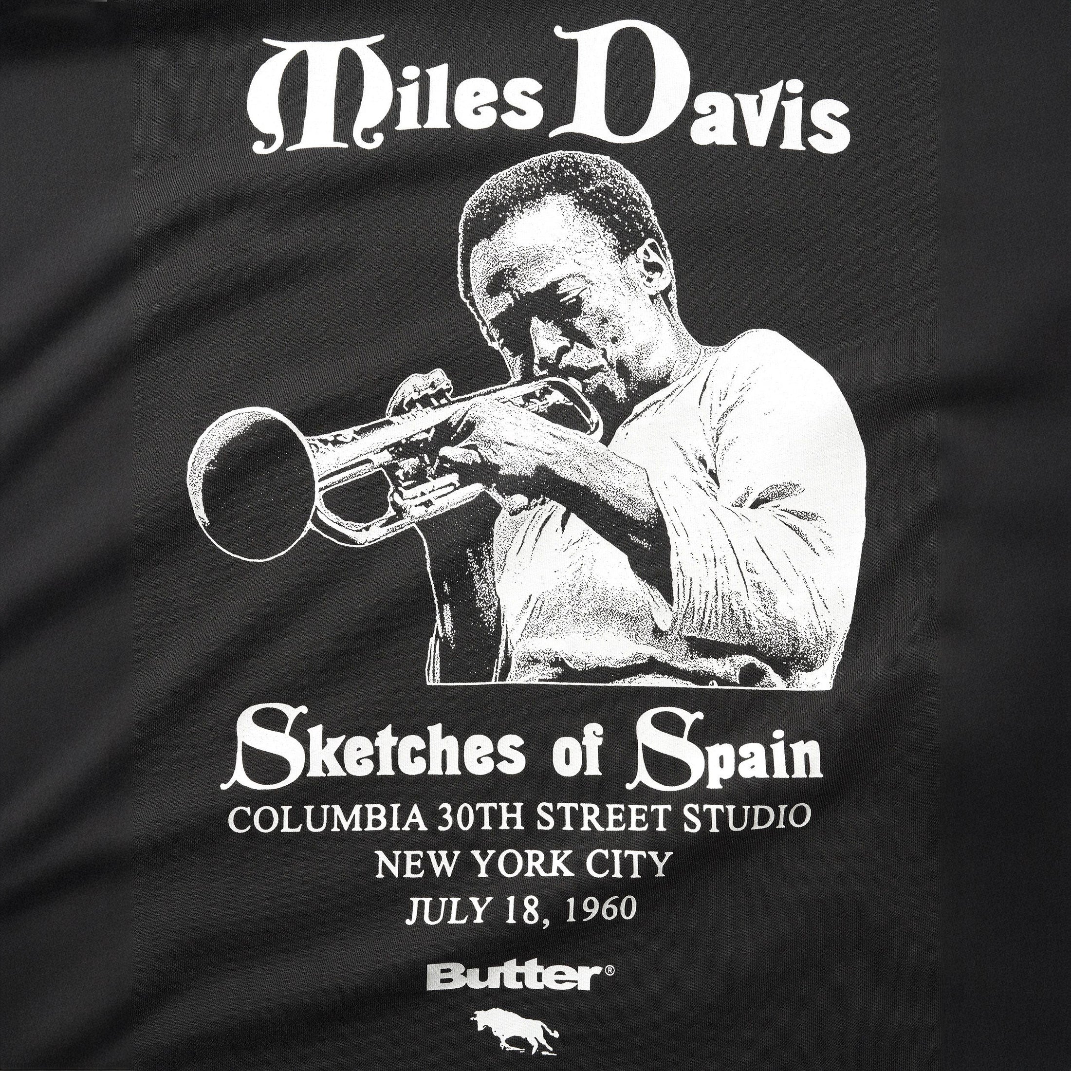 Butter Goods x Miles Davis Sketches of Spain T-Shirt Washed Black