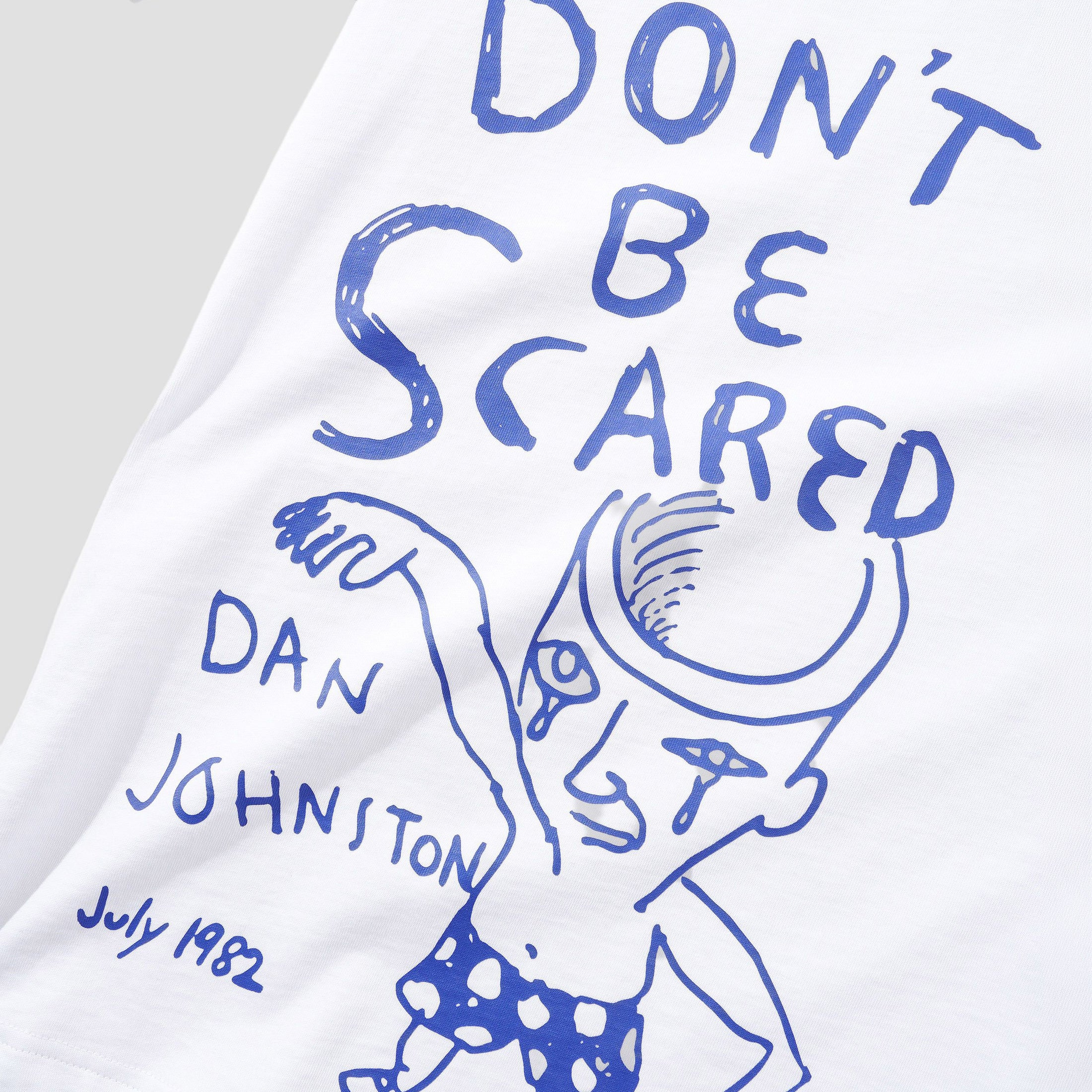 Butter x Daniel Johnston Don't Be Scared T-Shirt White
