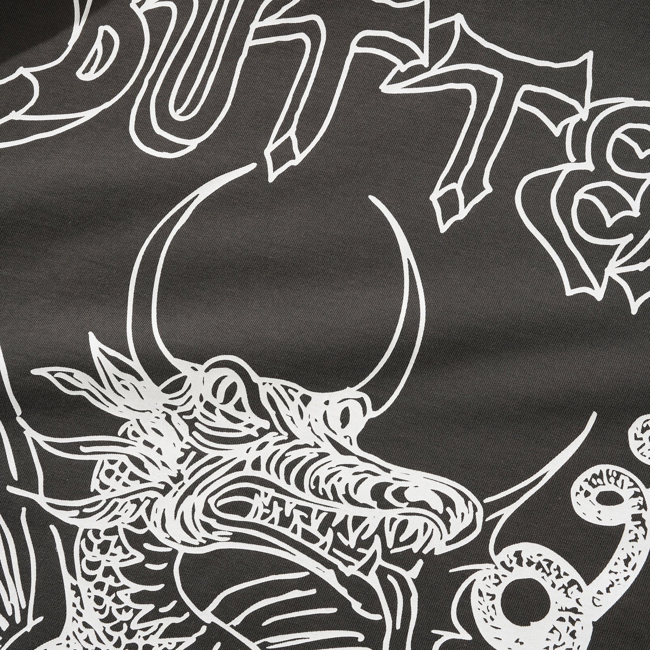 Butter x Daniel Johnston Dragon T-Shirt Washed Black