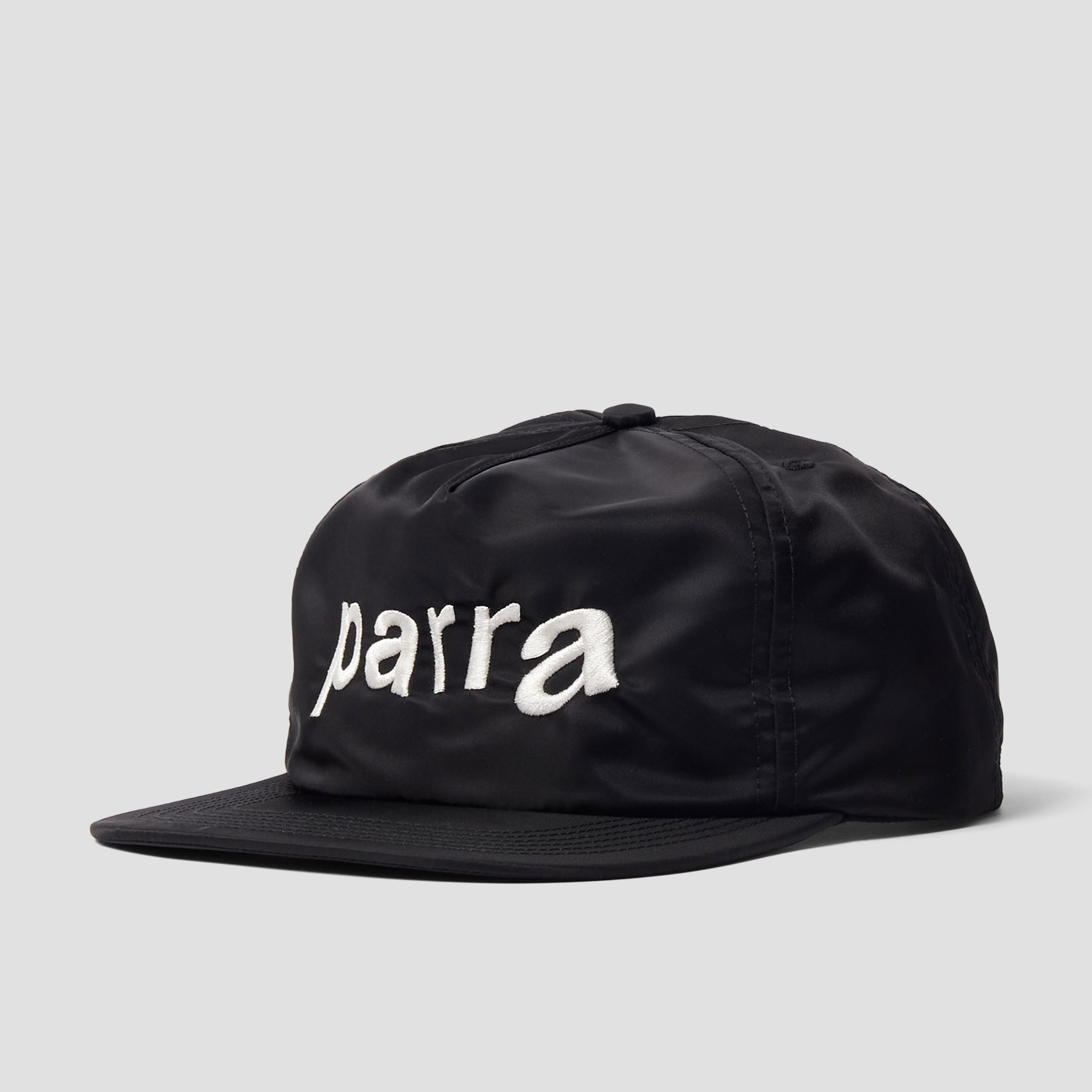 By Parra Distorted 90s Memory 6 Panel Hat Black