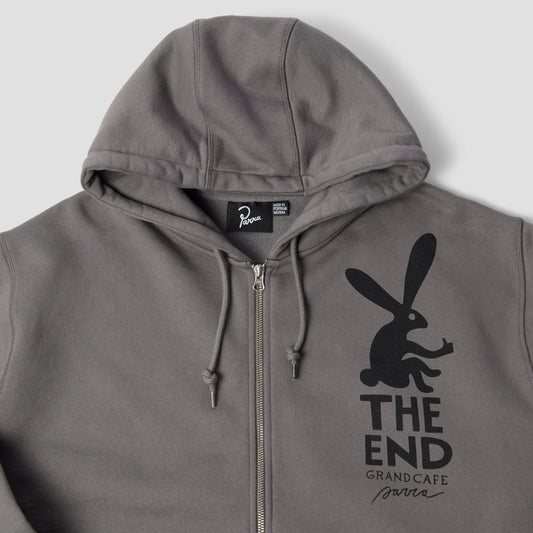 By Parra End The Bunny Zip Hood Grey