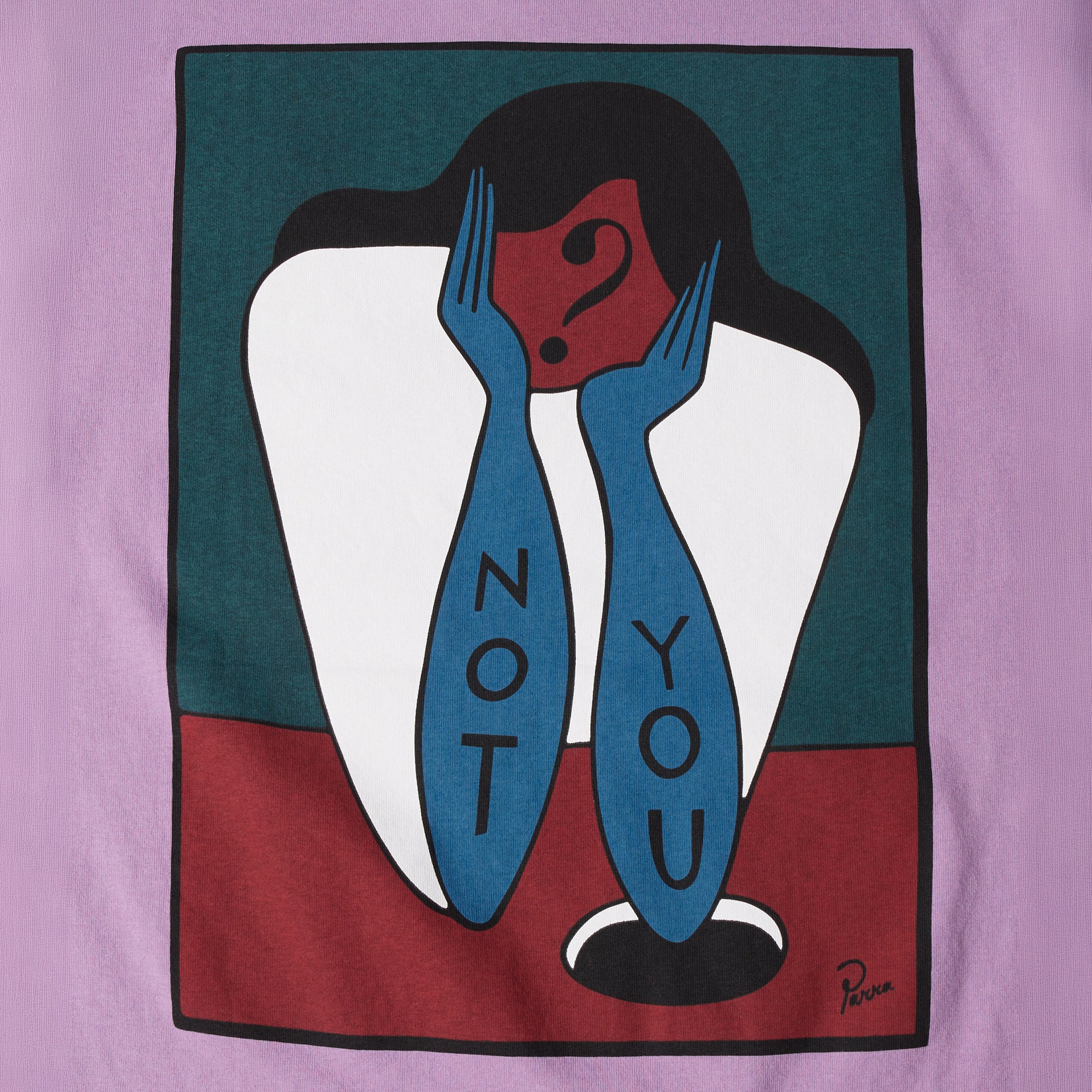 By Parra Not You T-Shirt Purple