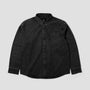 HUF Carson Overdyed Denim Longsleeve Shirt Black