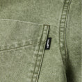 Load image into Gallery viewer, HUF Carson Overdyed Denim Longsleeve Shirt Olive
