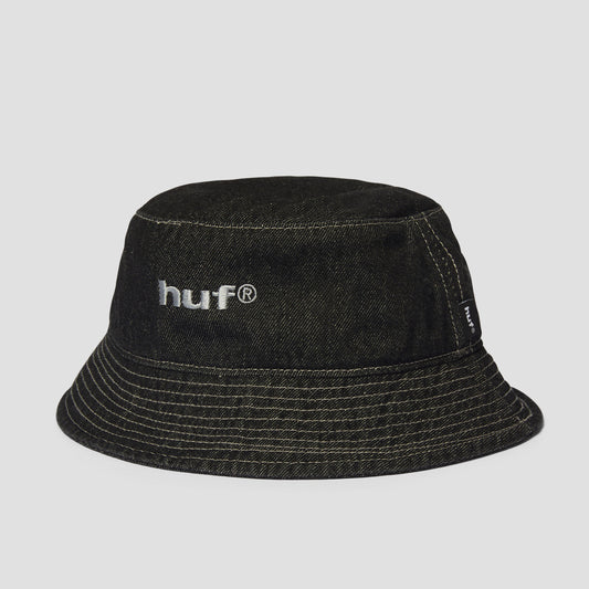 HUF Cassel Bucket Hat Washed Black