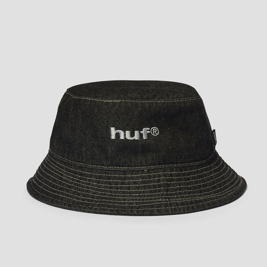 HUF Cassel Bucket Hat Washed Black