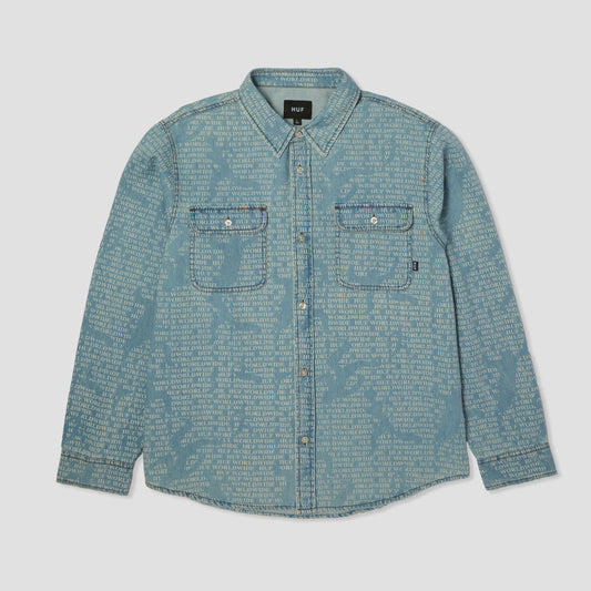 HUF Ceremony Denim Shirt Indigo