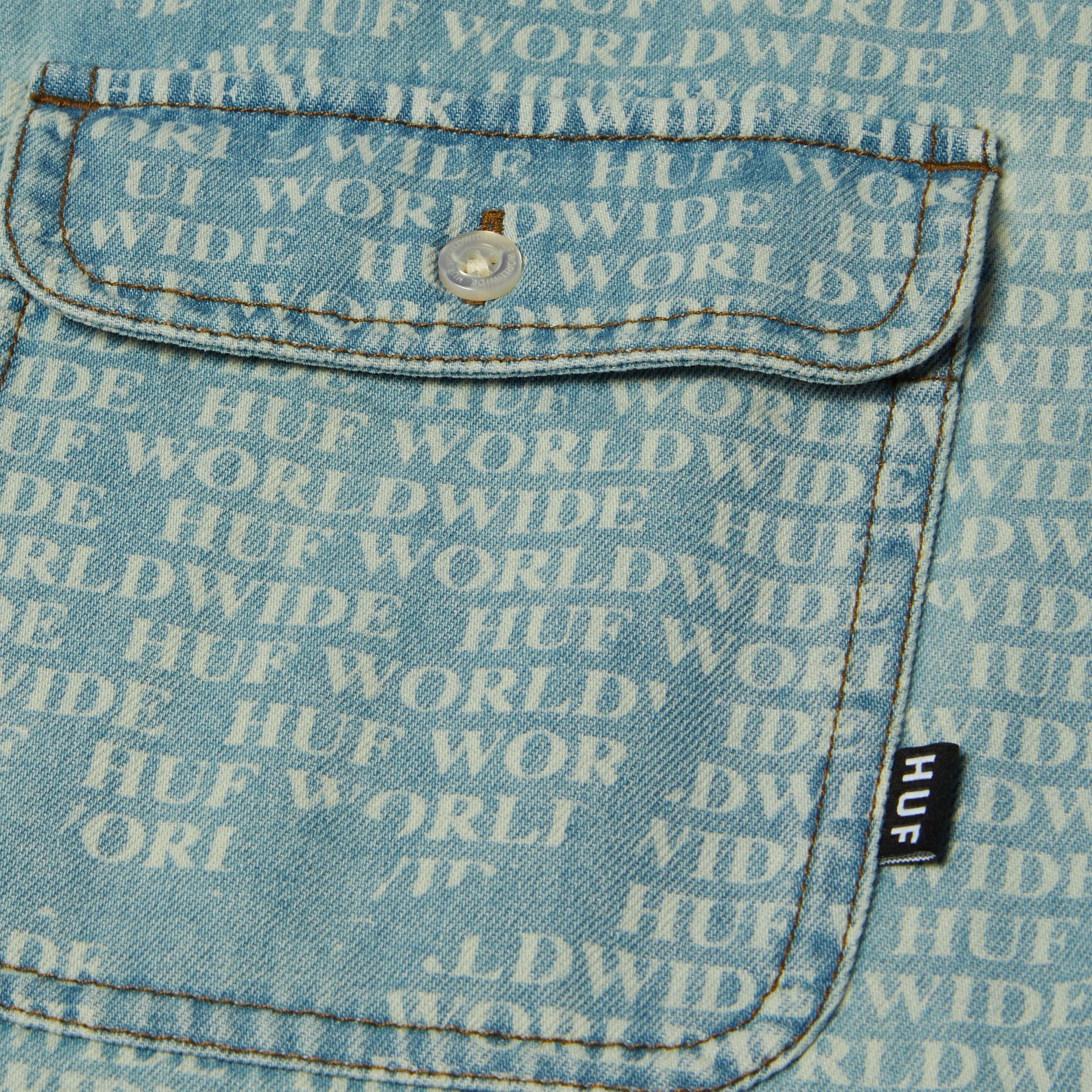 HUF Ceremony Denim Shirt Indigo