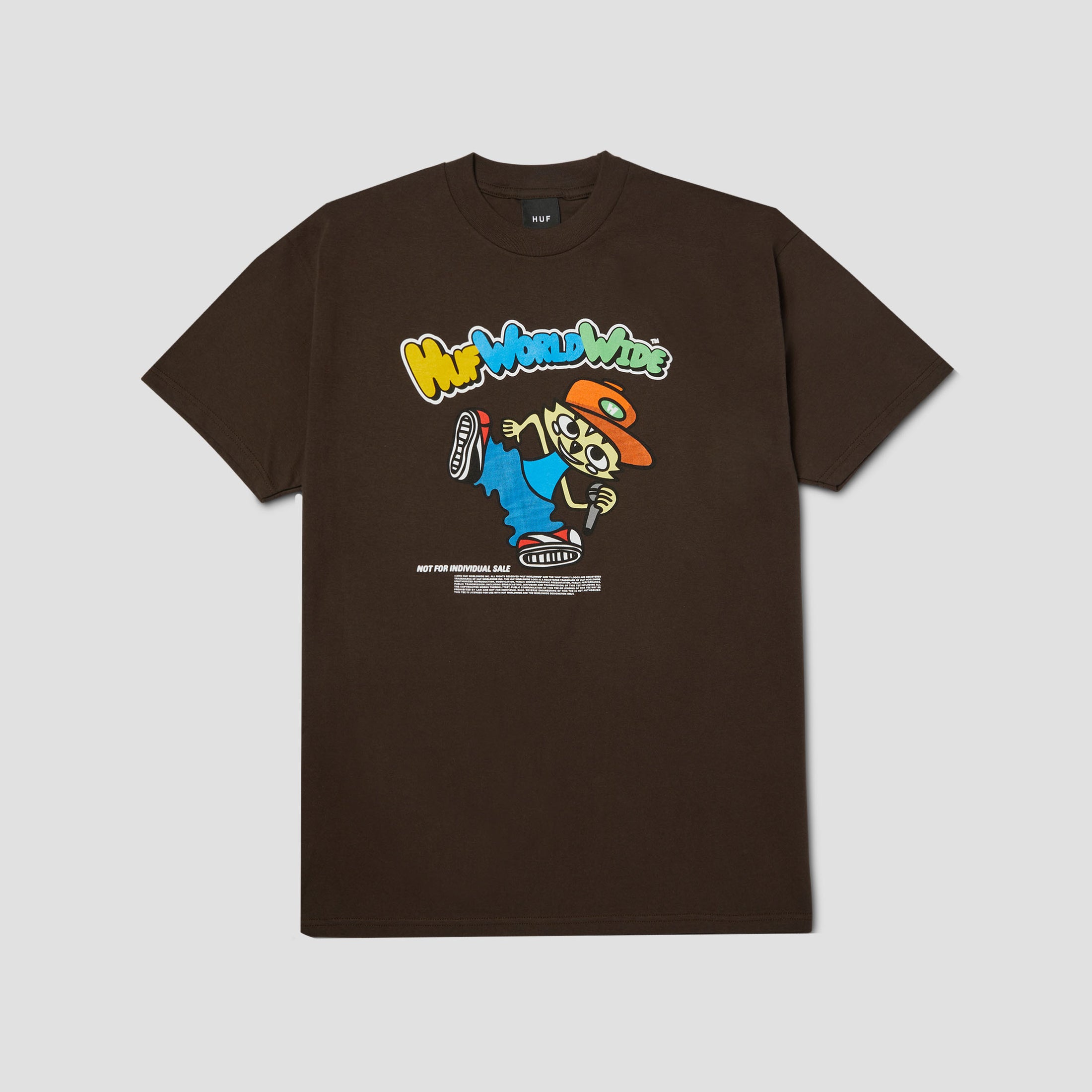 HUF Chop Kick Block T-Shirt Bison