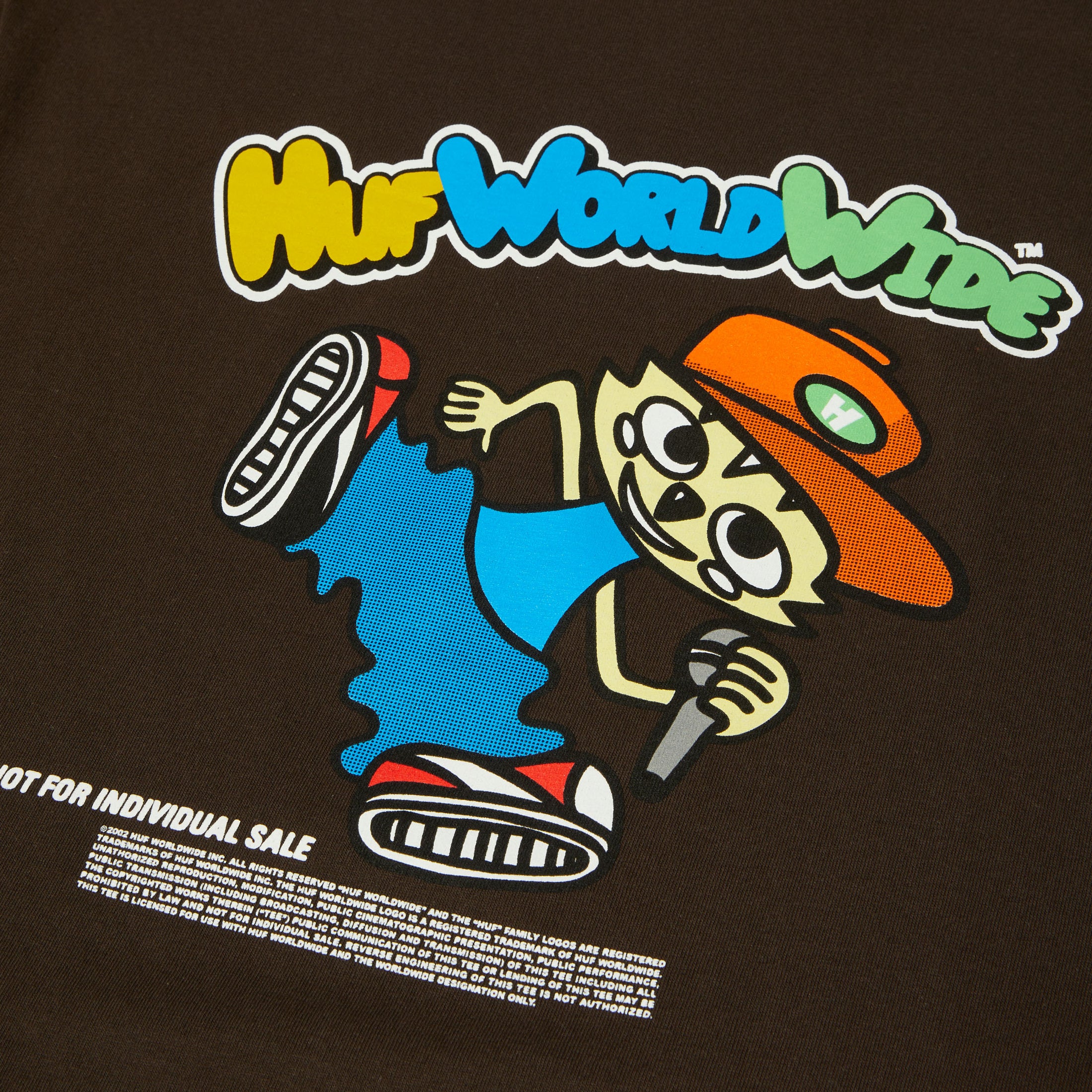 HUF Chop Kick Block T-Shirt Bison