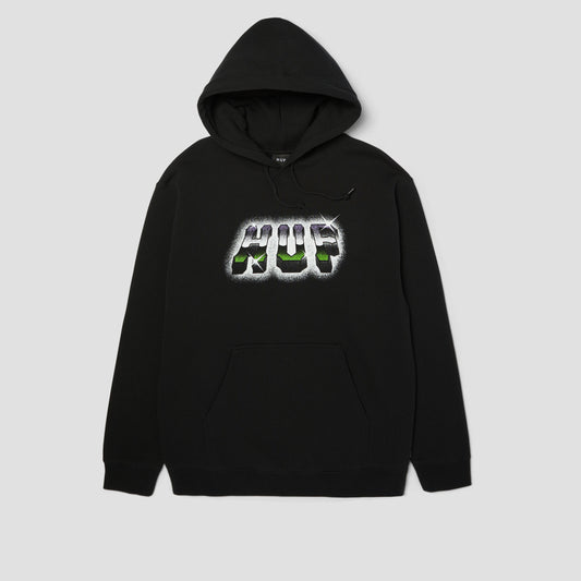 HUF Chrome Grit Hoodie Black