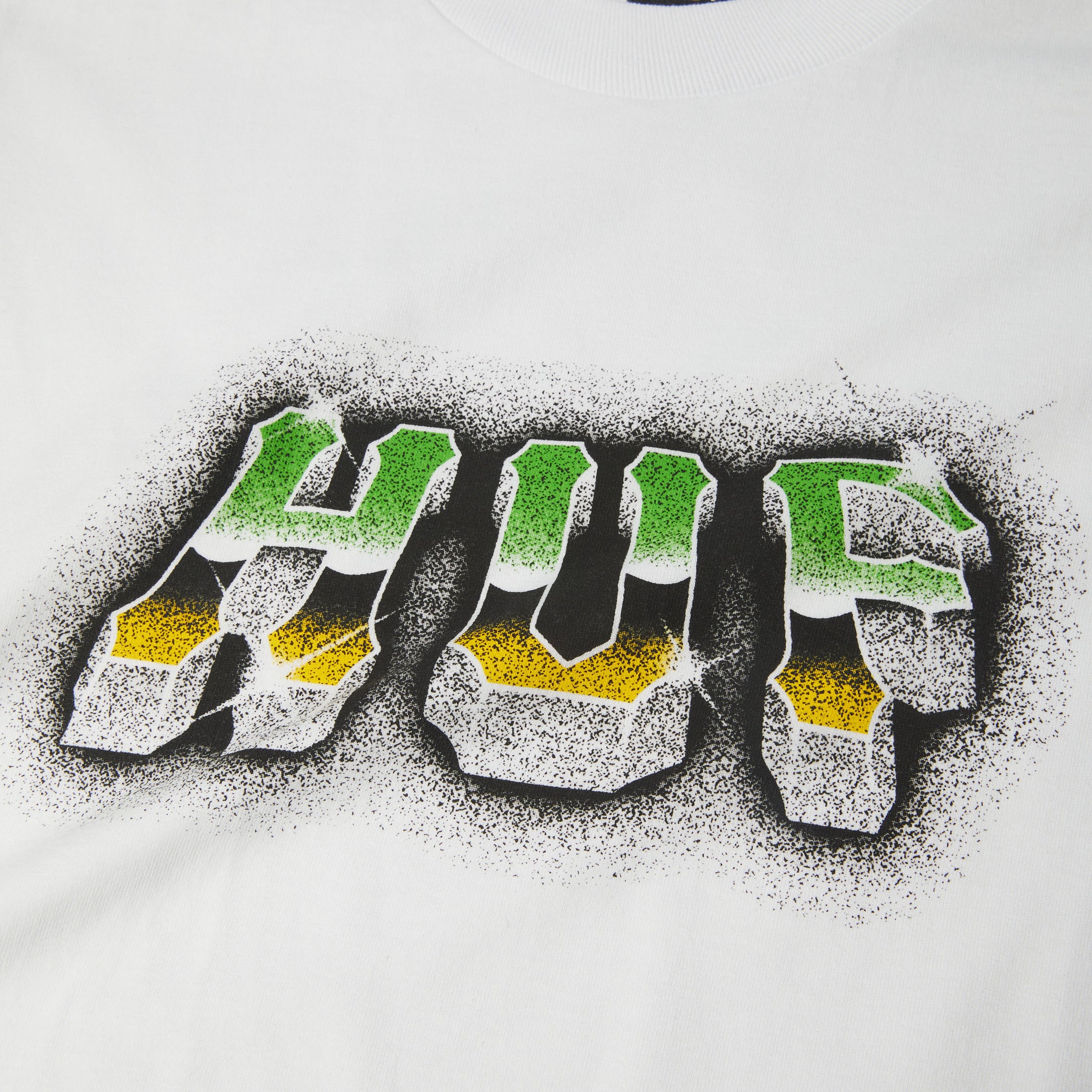 HUF Chrome Grit T-Shirt White