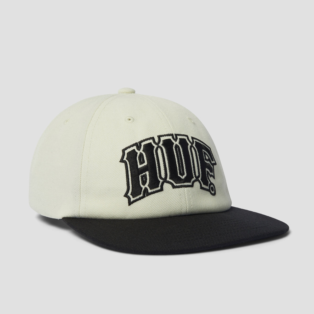 HUF Classic Arch Brushed Snapback Bleach / Black