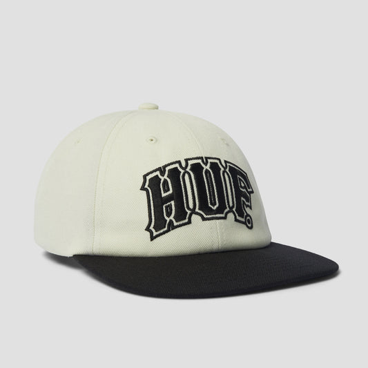 HUF Classic Arch Brushed Snapback Bleach / Black