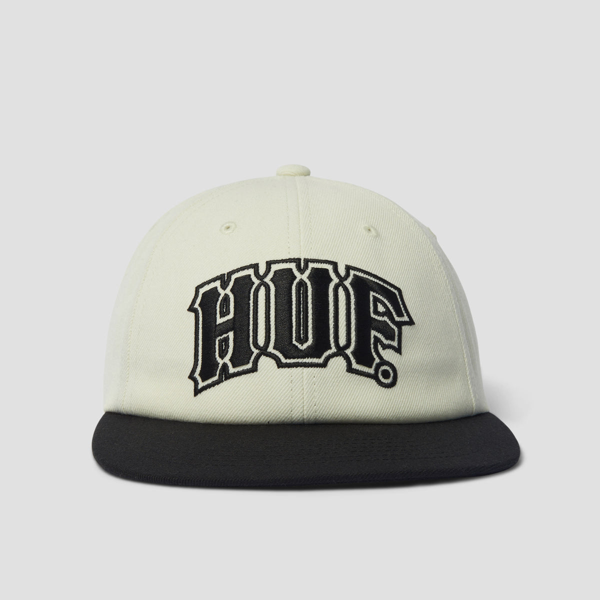 HUF Classic Arch Brushed Snapback Bleach / Black