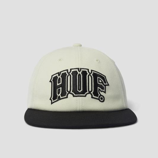 HUF Classic Arch Brushed Snapback Bleach / Black