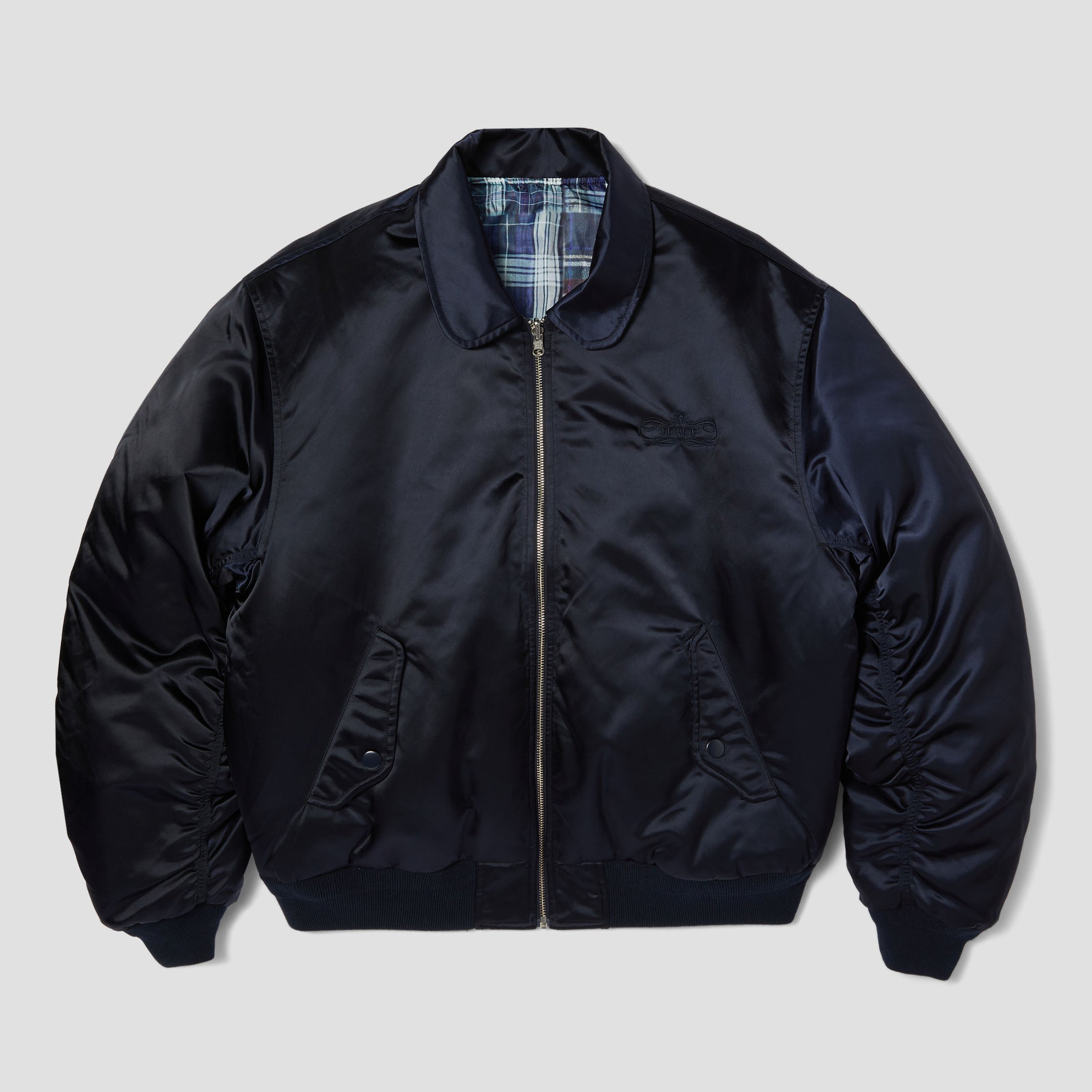 HUF Clothiers Reversible Flight Jacket Navy
