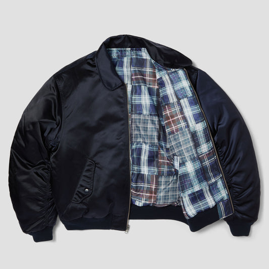 HUF Clothiers Reversible Flight Jacket Navy