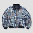 Load image into Gallery viewer, HUF Clothiers Reversible Flight Jacket Navy
