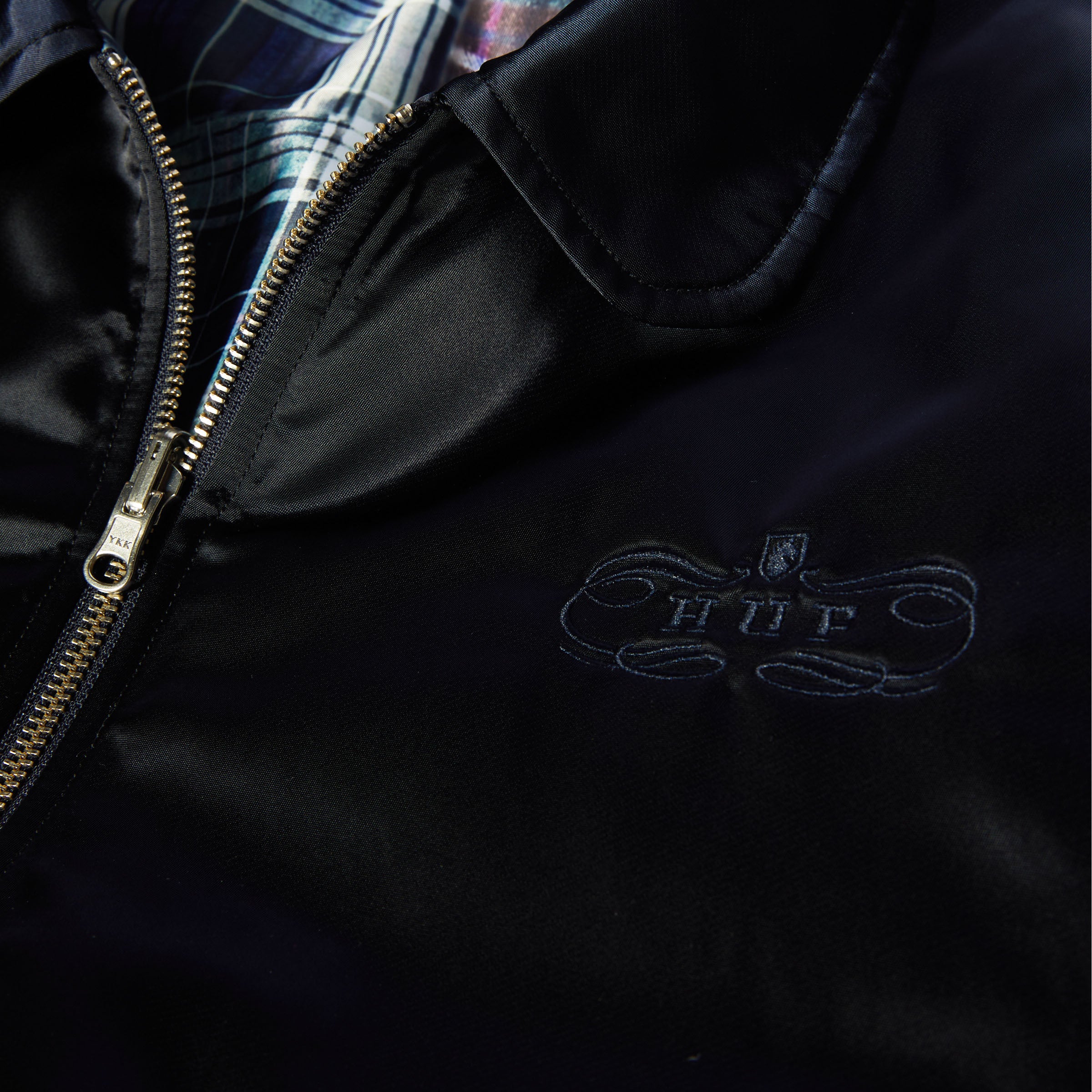 HUF Clothiers Reversible Flight Jacket Navy – Slam City Skates