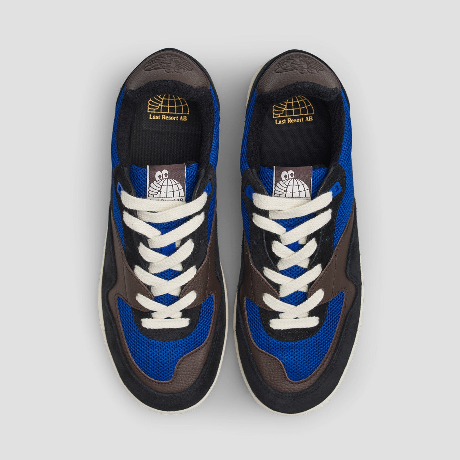 Last Resort AB CM002 Lo Skate Shoes Reflex Blue / Coffee Brown / Black