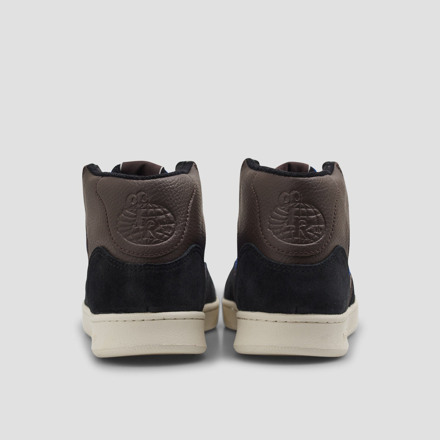 Last Resort AB CM002 Mid Skate Shoes Reflex Blue / Coffee Brown / Black