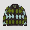 Load image into Gallery viewer, HUF Cooper Mohair Sweater Dark Brown
