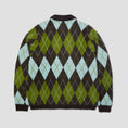 Load image into Gallery viewer, HUF Cooper Mohair Sweater Dark Brown

