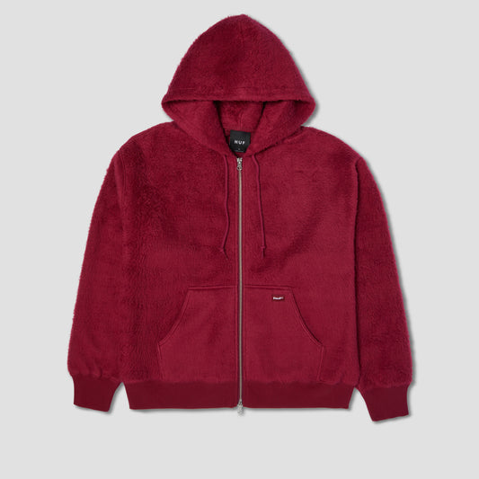 HUF Corso Heavyweight Zip Hood Berry
