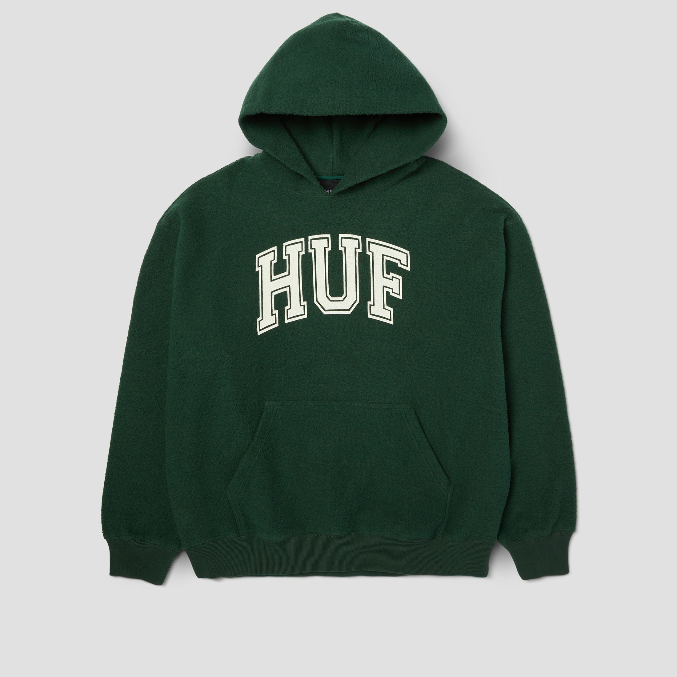HUF Cracked Arch Reverse Hoodie Forest Green