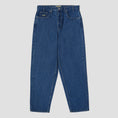 Load image into Gallery viewer, HUF Cromer Pant Stone Wash Indigo

