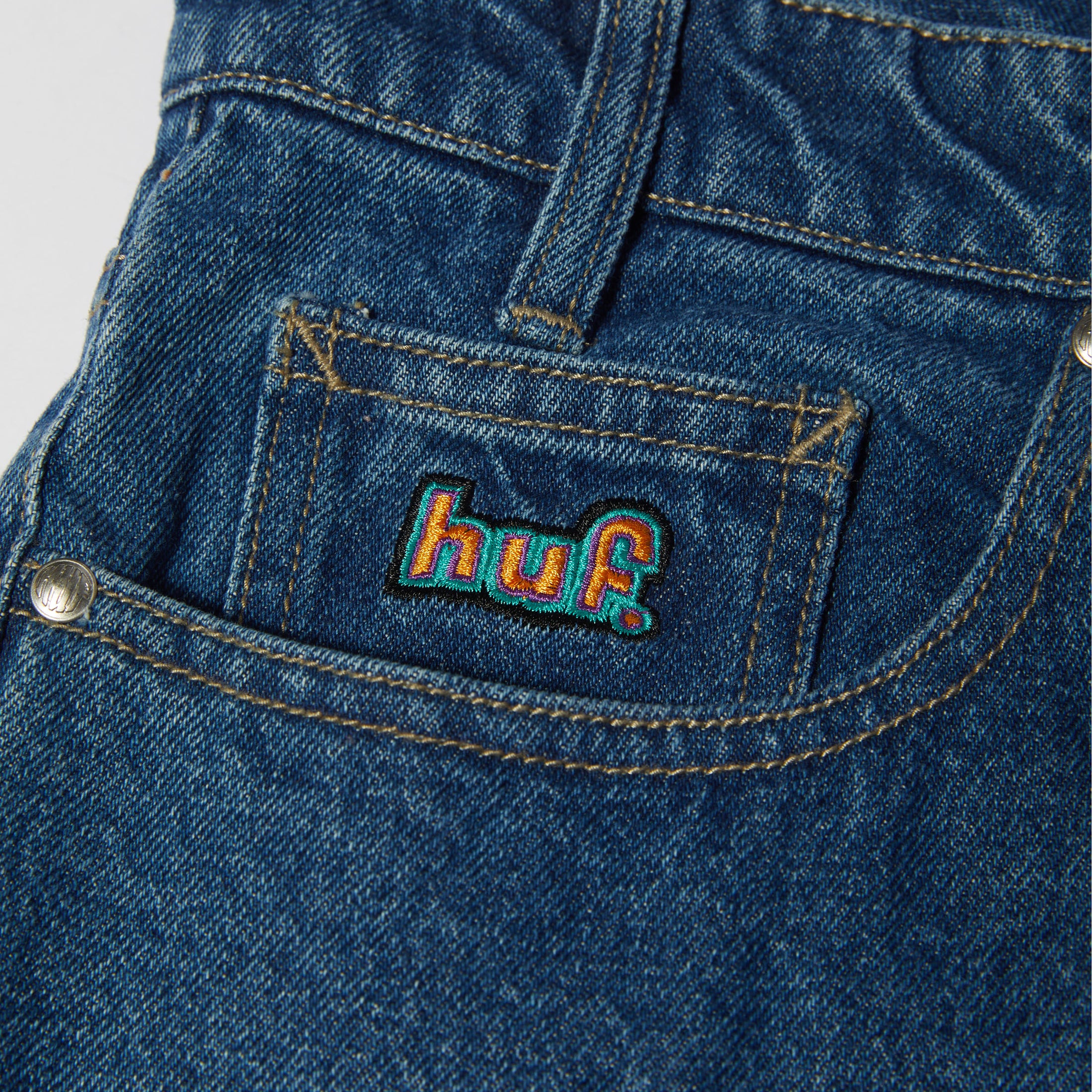 HUF Cromer Pant Stone Wash Indigo