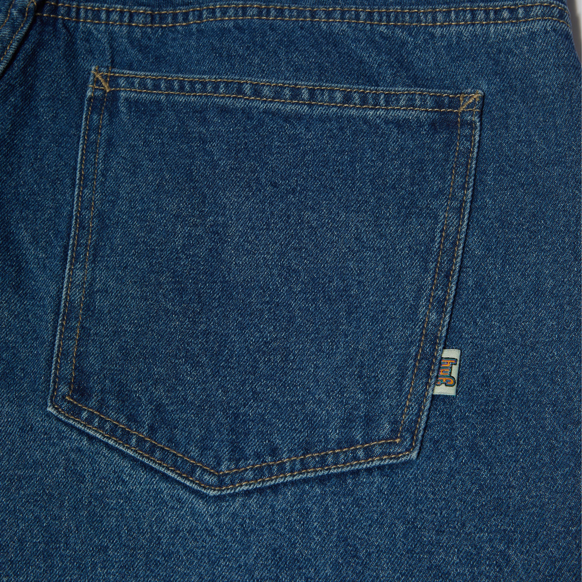 HUF Cromer Pant Stone Wash Indigo