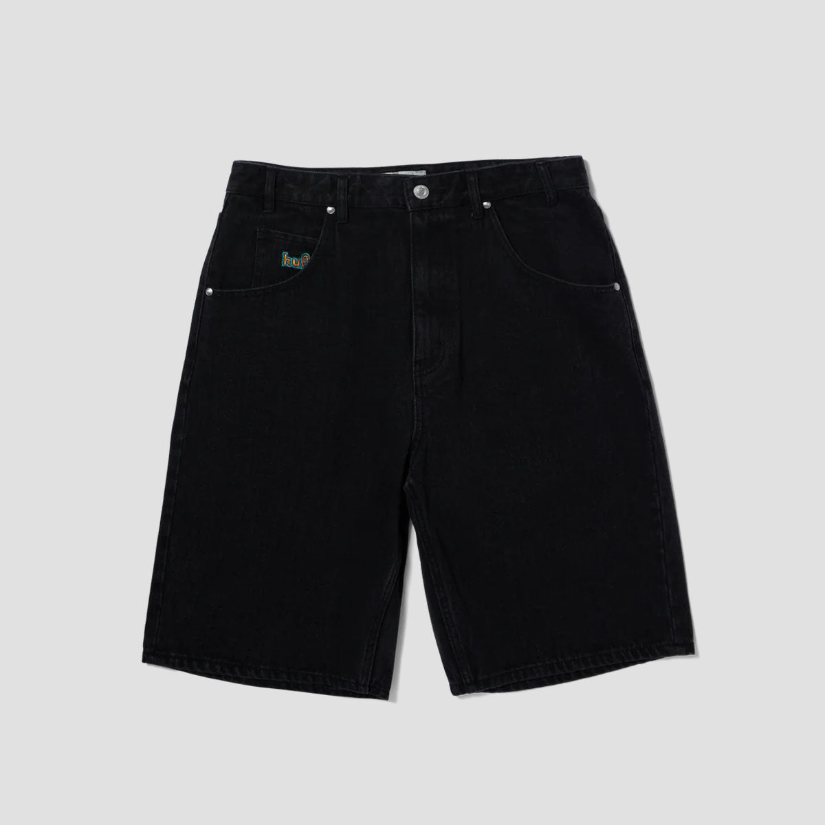 HUF Cromer Short Washed Black