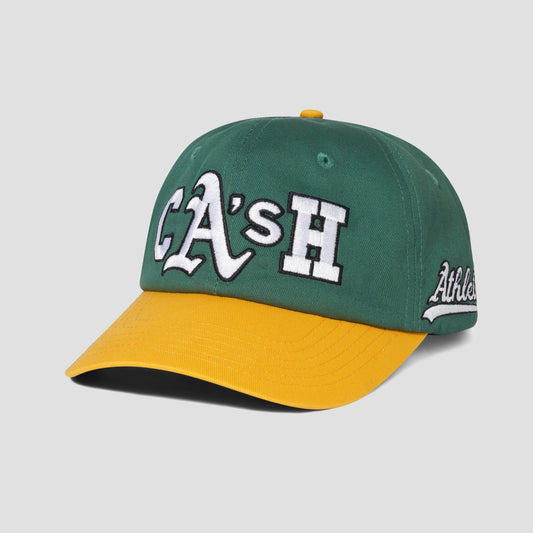 Cash Only Ballpark Snapback Cap Green Gold