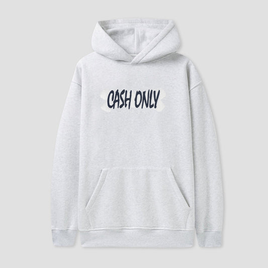 Cash Only To Tha Bone Pullover Hood Ash