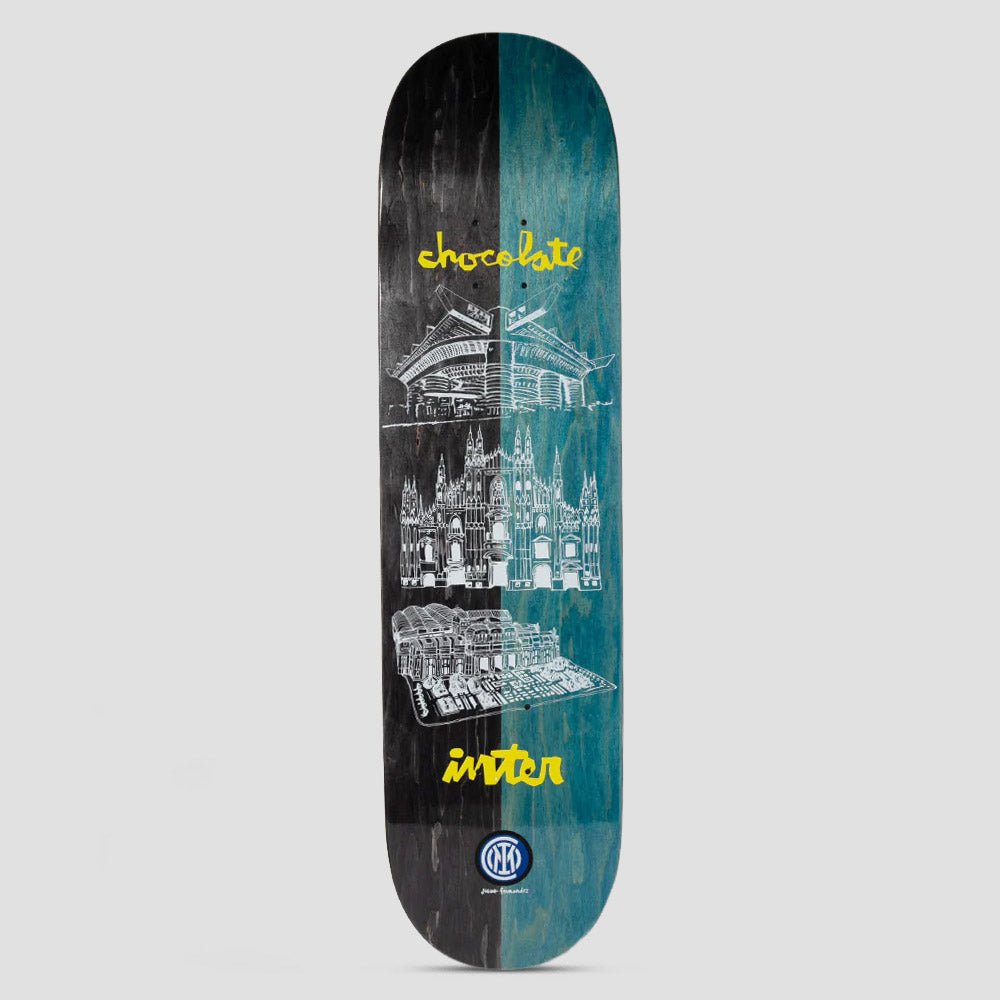 Chocolate 8.25 Inter Milan Jesus Fernandez Skateboard Deck Multi