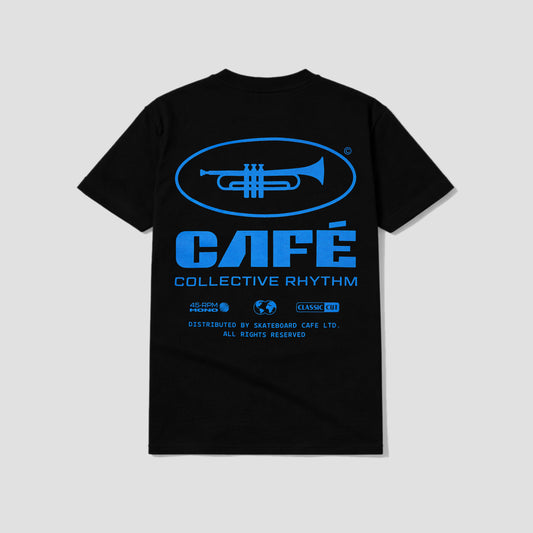 Skateboard Cafe Collective Rhythm T-Shirt Black