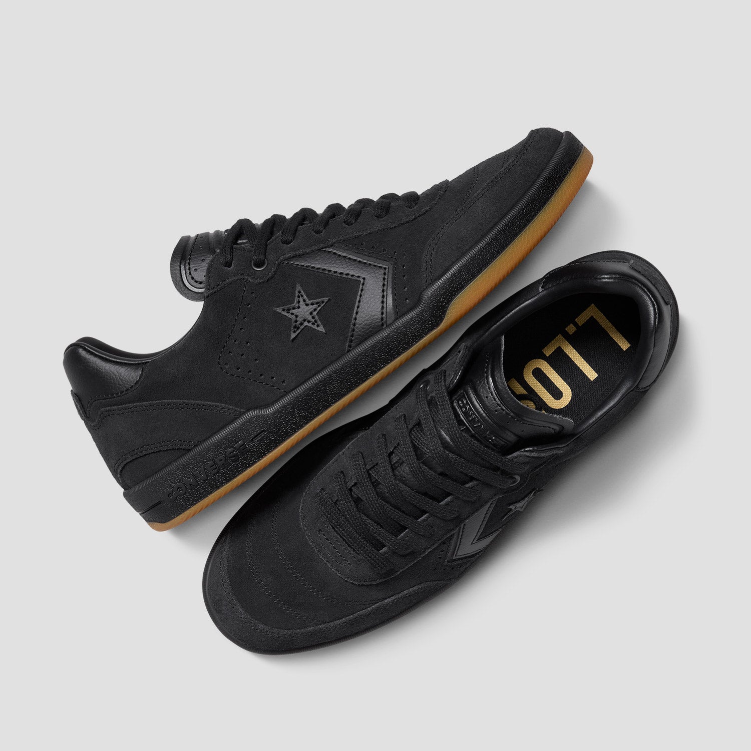 Converse Louie Lopez Pro 2 Skate Shoes Ox Black / Black / Gum