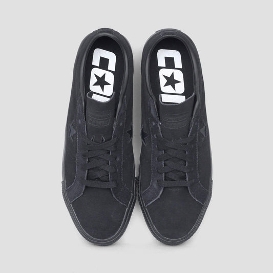 Converse One Star Pro OX Suede Shoes Black / Black / Black