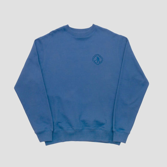 Passport Organic Embroidery Sweater Royal Blue
