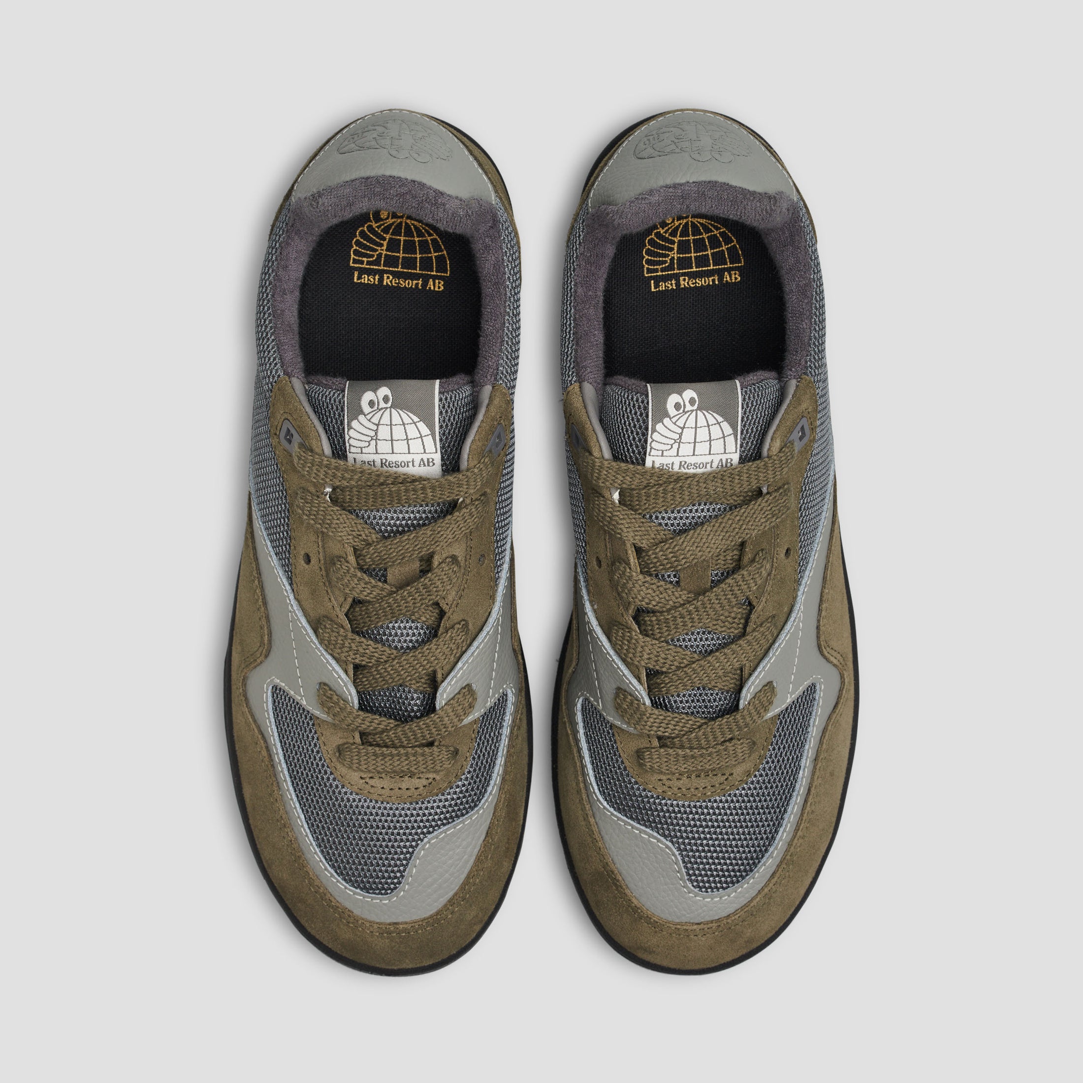Last Resort AB CM002 LO Skate Shoes Olive Grey / Black