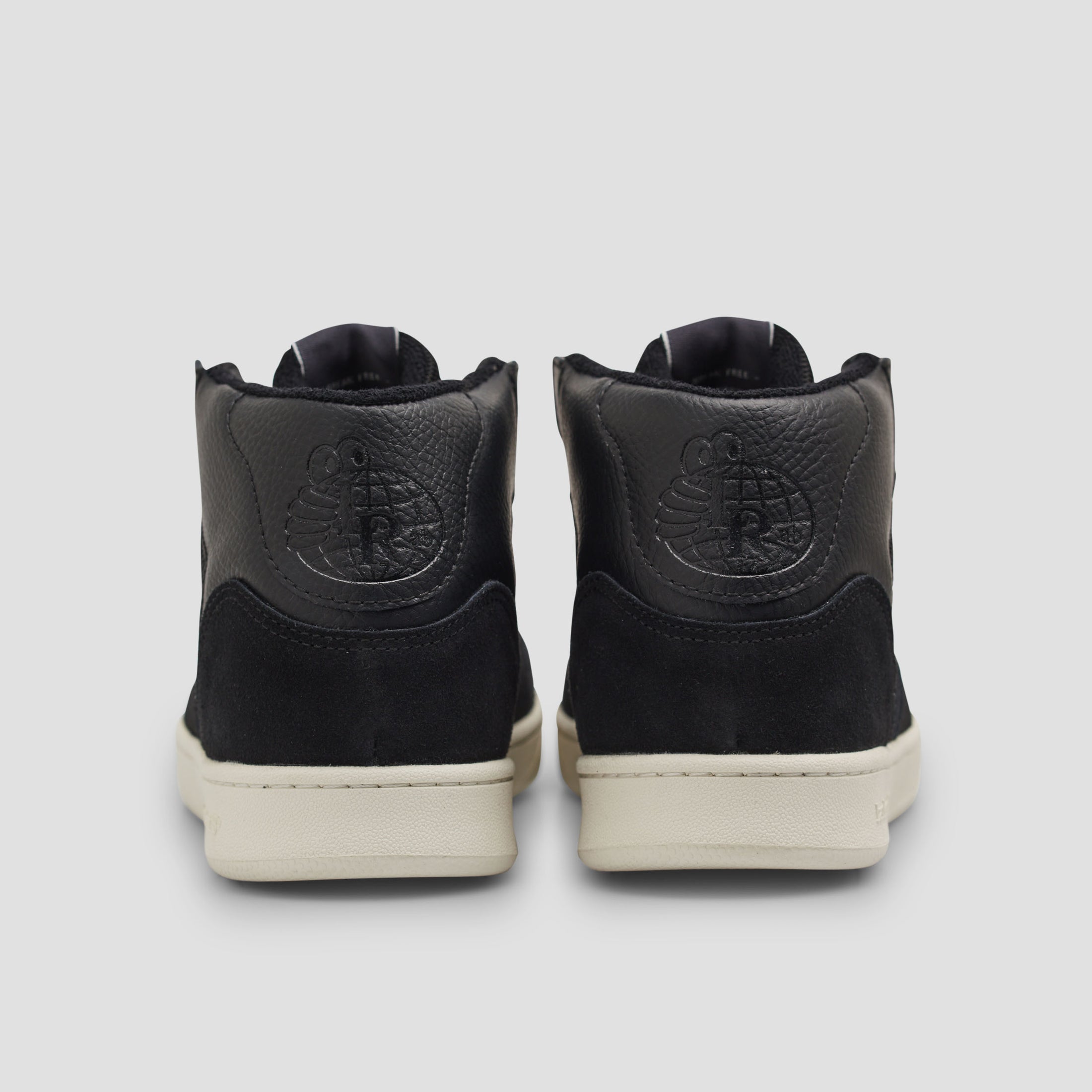 Last Resort AB CM002 MID Skate Shoes Black / White