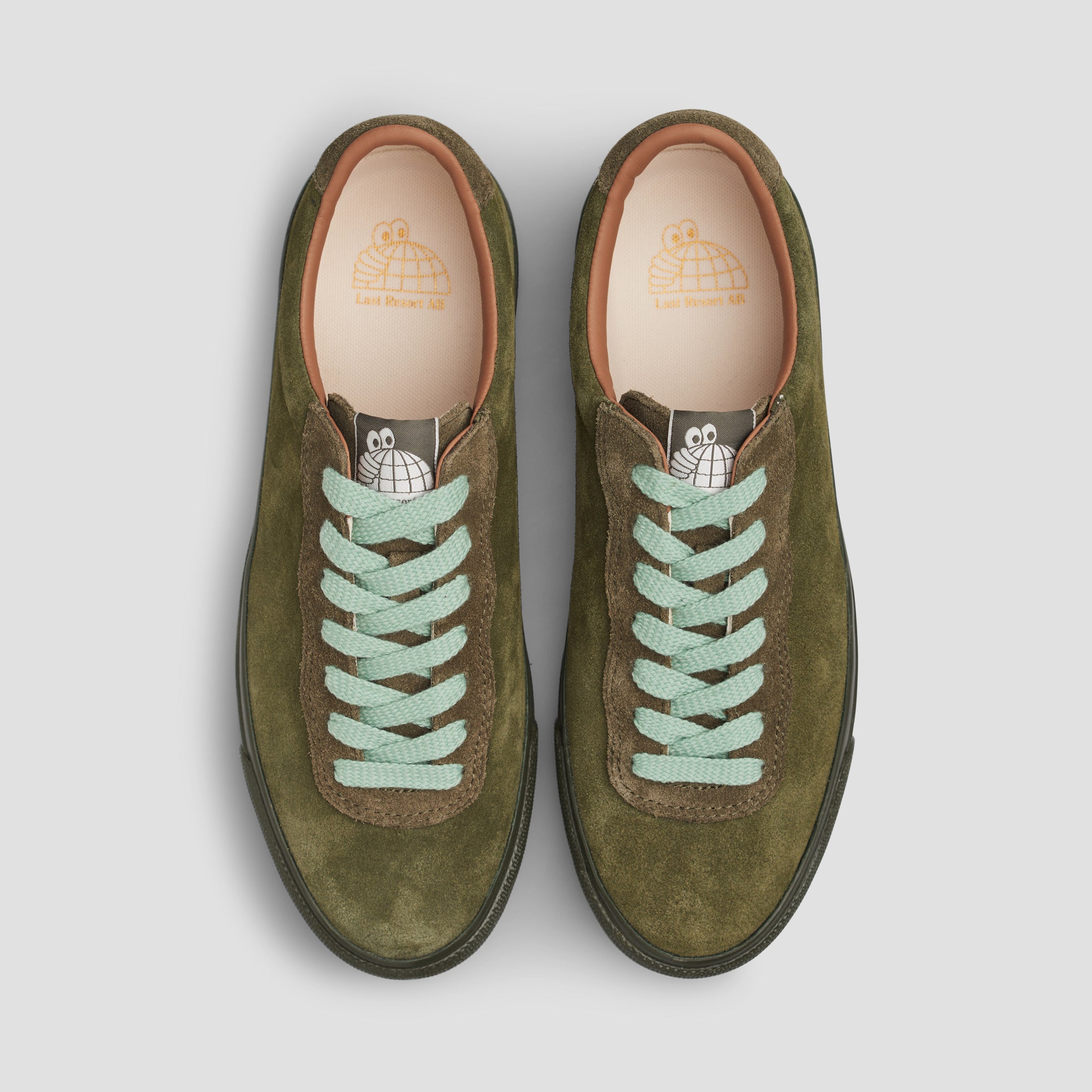 Last Resort AB VM001 Low Suede Skate Shoes Smoked Leaf / Green